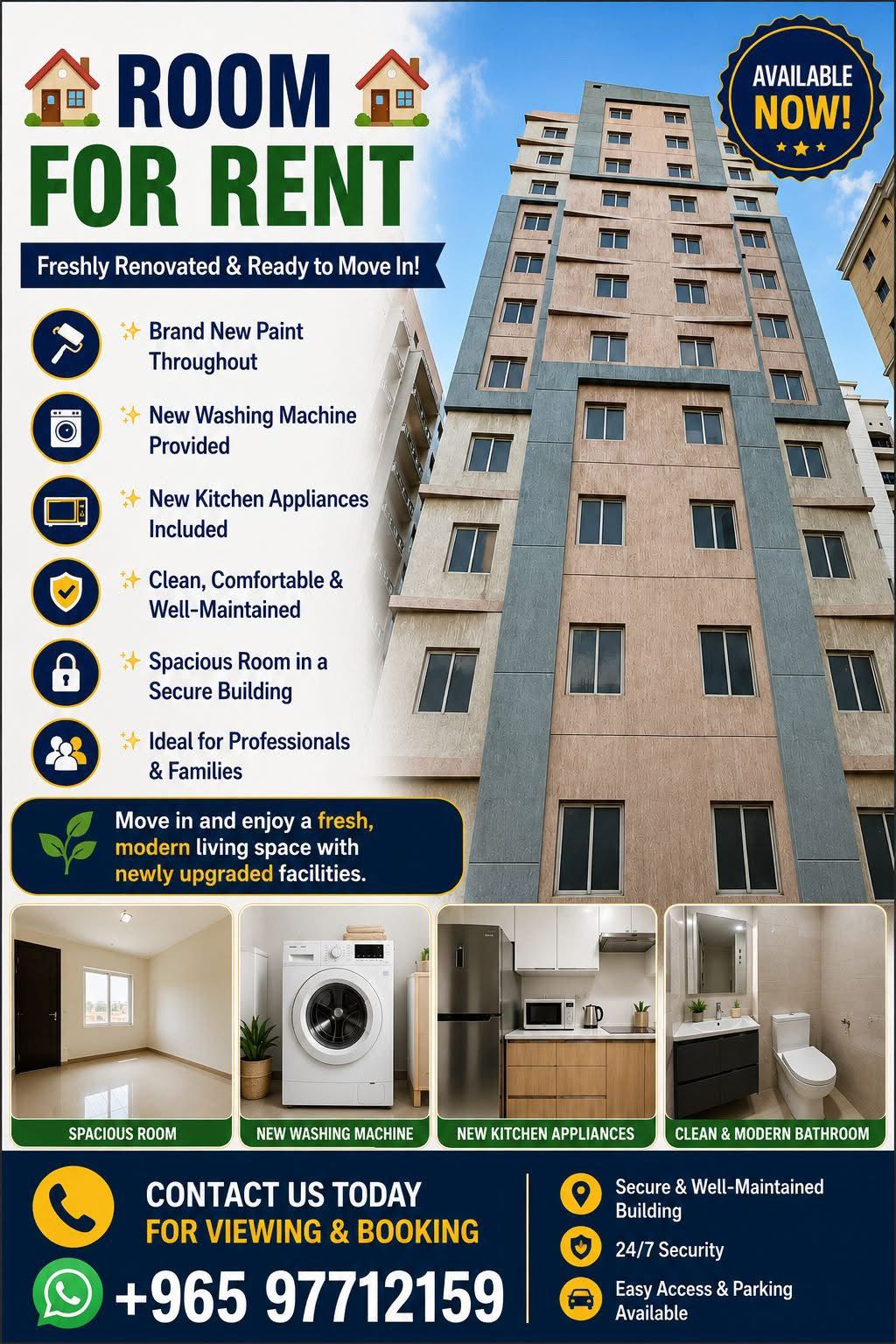 Room for rent- Salmiya block 12